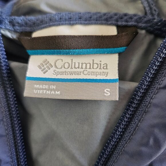 Columbia Womens Lightweight Jacket Drawstring Hood Size Small Water Resistant - Picture 9 of 10